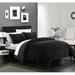 Union Rustic Ostrowski 3 Piece Queen Reversible Comforter Set Polyester/Polyfill/Microfiber in Black | Wayfair 333C1D600DCD477D84194550CD8EE790