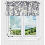 Darby Home Co Amelie Toile Cotton Tailored 70" Window Valance 100% Cotton in Blue | 15 H x 70 W x 3 D in | Wayfair F4C28AC2063B4416BC2C28A618B007C1