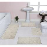 Willa Arlo™ Interiors Bell Flower Collection 100% Cotton Bath Rug w/ Spray Latex Backing 100% Cotton in Pink | Wayfair