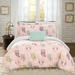 Zoomie Kids Owl Reversible Comforter Set Polyester/Polyfill/Microfiber in Pink/Yellow | Twin Comforter + 5 Additional Pieces | Wayfair