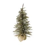 Northlight Seasonal Warsaw Twig Artificial Christmas Tree in Burlap Base - Unlit in Green | 18 H x 12 W in | Wayfair 32632787