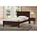 Winston Porter Calysta Platform Bed Wood in Brown | 33.5 H x 42 W x 78 D in | Wayfair 2B08055AEA904A3A9B5D03BA11FFE331