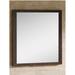 Ivy Bronx Heyer Modern & Contemporary Accent Mirror Wood in Black | 33.5 H x 21.63 W x 1 D in | Wayfair F54C810EB2EF4615BE4CCDCDBBCABF1D