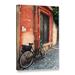 Winston Porter La Bicicletta by Kathy Yates - Photograph Print on Canvas in Brown/Orange | 12 H x 8 W x 2 D in | Wayfair