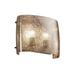 Ebern Designs Aisatou 2 - Light LED Dimmable Dark Bronze Flush Mount Glass/Metal in Brown | 10 H x 12 W x 4 D in | Wayfair