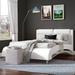 Ivy Bronx Aabia Platform Bed Upholstered/Faux leather | 40 H x 65 W x 97.5 D in | Wayfair 859AEE6854834ABAAC95B833959E4870