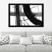 Ivy Bronx 'Urban Vibe II' Framed Acrylic Painting Print on Acrylic Plastic/Acrylic in Black/White | 21.5 H x 27.5 W x 0.75 D in | Wayfair