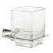 Latitude Run® Ayelt Toothbrush Holder Glass in Gray | 3.75 H x 4.63 W x 3.25 D in | Wayfair DBHM1631 40758535