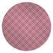 Gracie Oaks Chartwell Low Pile Carpet Straight Round Chair Mat in Pink | 0.08 H x 60 W x 60 D in | Wayfair 23FE43B38EDC4C20B9144A4ACA6ED069