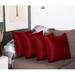 Latitude Run® Octave Square Pillow Cover Polyester in Red | 18 H x 18 W x 0.24 D in | Wayfair BC71A24A8E3843FCB2C071428BDAF3A3