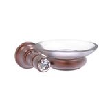 Canora Grey Gavin Crystal Wall Mounted Soap Dish Metal in Brown | 2 H x 5 W x 4.6 D in | Wayfair C39B9D9A968C4F909DB06CAAC5FC4F51