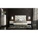 Orren Ellis Tufted Solid Wood & Standard Bed Wood & /Upholstered/Faux leather in Gray | 59 H x 57 W x 79 D in | Wayfair