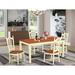 August Grove® Cleobury 5- Piece Butterfly Leaf Solid Wood Dining Set Wood in White | 30 H in | Wayfair 15EE1B02FE174A84AD7C29C340BB071F