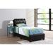 Glory Furniture Marilla Tufted Standard Bed Upholstered/Faux leather | 48 H x 41 W x 83 D in | Wayfair G1550C-TB-UP