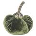 The Holiday Aisle® Velvet Weighted Pumpkin in Green | 6 H x 4.3 W x 4.3 D in | Wayfair 70123CBD320149E7904F45B89C411D79