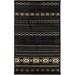 White 24 x 0.31 in Area Rug - The Twillery Co.® Gorge Southwestern Black/Charcoal/Beige Area Rug Polypropylene | 24 W x 0.31 D in | Wayfair