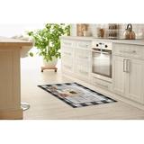 White 0.08 x 36 W in Kitchen Mat - The Holiday Aisle® Gehrig Oh Come Let Us Adore Him Kitchen Mat Synthetics | 0.08 H x 36 W in | Wayfair