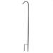 Freeport Park® Eppinger Arlmont & Co. Shepherd's Hook Metal in Black | 65 H x 5.25 W x 0.5 D in | Wayfair FE6CBFBF37FB4DBB84450607D4ACD70B