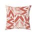Dakota Fields Outdoor Rectangular Pillow Cover & Insert Polyester/Polyfill blend in Orange | 16 H x 16 W x 6 D in | Wayfair