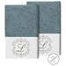 Lark Manor™ Walsenburg Turkish Cotton Hand Towel Terry Cloth/Turkish Cotton in Green/Gray/Blue | Wayfair 1846D6535CB043D5B16A8A36177BD587