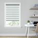 Terra LEVOLOR Custom Cordloop Banded Roller Shades, Terra in Blue Gray Synthetic Fabrics | 42 H x 32.25 W x 3 D in | Wayfair