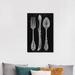 Ophelia & Co. Food & Cuisine Dinasty Cutlery Cooking & Chef - Wrapped Canvas Print Canvas in Black/Gray | 24 H x 16 W x 0.8 D in | Wayfair