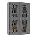 WFX Utility™ Octans 72" H x 48.13" W x 24.25" D Storage Cabinet, Wood in Yellow | 72 H x 48.13 W x 24.25 D in | Wayfair