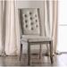 Ophelia & Co. Marra Tufted Side Chair Wood/Upholstered/Fabric in Brown | 40 H x 20 W x 25.75 D in | Wayfair DDDA572E790D42B0B289E4F2B4556D4F