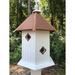 Canora Grey Demorest 26 in x 17 in x 17 in Birdhouse Plastic/Metal in Brown | 20 H x 16.75 W x 16.75 D in | Wayfair