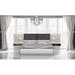 Everly Quinn Peeples Solid Wood Upholstered Standard 3 Piece Bedroom Set Upholstered in Brown/White | King | Wayfair