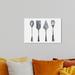 Ophelia & Co. Food & Cuisine Vintage Utensil Collection Cooking & Chef - Wrapped Canvas Print Canvas in Gray/White | 16 H x 24 W x 0.8 D in | Wayfair