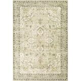 White 24 x 0.39 in Area Rug - Kelly Clarkson Home Noe Oriental Cream/Sage Area Rug Polyester | 24 W x 0.39 D in | Wayfair