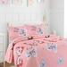 Harriet Bee Uzma Pink/Blue/Red Reversible Quilt Set Polyester/Polyfill in Pink/Yellow | Twin Quilt + 1 Sham | Wayfair
