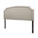Andover Mills™ Richards Panel Headboard Upholstered/Polyester in Gray | 45.5 H x 40.4 W x 2 D in | Wayfair A49673DB2D4247639A204AB73C927517