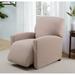 Kathy Ireland Home Ingenue T-cushion Recliner Slipcover Polyester in Red/Brown | 40 H x 88 W x 43 D in | Wayfair ING-LGRECL-RU