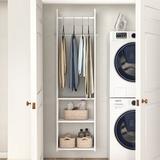 Dotted Line™ Grid 25.13" W Closet System Starter Kit Manufactured Wood in White | 72 H x 25.13 W x 14 D in | Wayfair