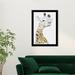 Indigo Safari 'Animals Foil Spots Giraffe Zoo & Wild Animals' - Picture Frame Graphic Art Print on Paper in White | 19 H x 13 W x 1 D in | Wayfair