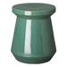 Ivy Bronx Rosenstein Ceramic Garden Stool Ceramic in Green/Blue | 18 H x 15 W x 15 D in | Wayfair B953E8F5C1654B8AA2A2CCFAB27BEF4A