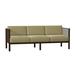 Woodard Jax Patio Sofa Metal/Sunbrella® Fabric Included in Black | 25.5 H x 76.5 W x 28.25 D in | Wayfair 2J0020-48-87N