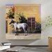 Winston Porter Hacienda Horse - Print Wood/Canvas in Brown | 10 H x 10 W x 2 D in | Wayfair WNPR8572 43048188