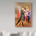 Winston Porter 'Dance w/ Me' Oil Painting Print on Wrapped Canvas in Orange/Red | 19 H x 12 W x 2 D in | Wayfair 72B4E81E24E34355852FC3B586545137