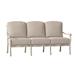 Woodard Casa 77.75" Wide Patio Sofa Metal/Sunbrella® Fabric Included in Gray/Black | 35.25 H x 77.75 W x 35.5 D in | Wayfair 3Y0420-92-40Y