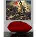 Wallhogs Delacroix Liberty Leading the People (1830) Wall Decal Canvas/Fabric in Black/Brown | 19 H x 24 W in | Wayfair bridgeman126-t24