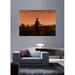 Wallhogs Friedrich Woman at Dawn (19th) Wall Decal Canvas/Fabric in Black/Orange | 17 H x 24 W in | Wayfair bridgeman138-t24