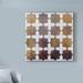 World Menagerie 'Royal Pattern III' Acrylic Painting Print on Wrapped Canvas in Brown/Gray | 14 H x 14 W x 2 D in | Wayfair