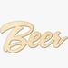 Woodums Wall Décor in Brown/White | 6 H x 12 W in | Wayfair signs-Beer-12x6