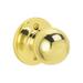 Schlage Corona Single Dummy Knob Non-Turning Lock in Yellow | 2.68 H x 3.03 W x 2.6 D in | Wayfair J170CNA605