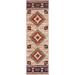 Red/White 27 x 0.4 in Area Rug - Well Woven Tulsa Lea Southwestern Area Rug | 27 W x 0.4 D in | Wayfair TU-102-2