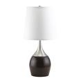 Latitude Run® Keemia Modern Touch 25" Table Lamp Set Metal in Brown | 25 H x 12 W x 12 D in | Wayfair ZPCD3961 41982154