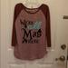 Disney Tops | Alice In Wonderland Baseball Tee Nwt | Color: Red | Size: M